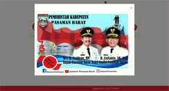 Desktop Screenshot of pasamanbaratkab.go.id